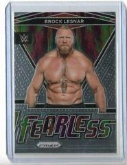 Brock Lesnar #14 Wrestling Cards 2022 Panini Prizm WWE Fearless Prices