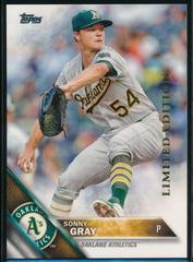 Sonny Gray #4 Baseball Cards 2016 Topps Limited Edition Prices