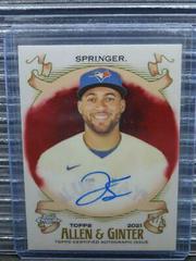 George Springer [Red Refractor] Baseball Cards 2021 Topps Allen & Ginter Chrome Autographs Prices