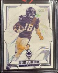 Justin Jefferson [White Shimmer] #CON-1 Football Cards 2023 Panini Phoenix Contours Prices