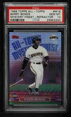 Barry Bonds [Refractor] #M16 Baseball Cards 1999 Topps All Mystery Finest Prices