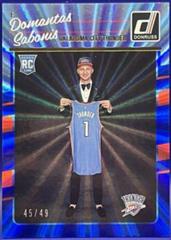 Domantas Sabonis [Blue Laser] Basketball Cards 2016 Panini Donruss Prices