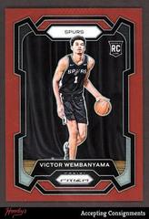 Victor Wembanyama [Red] #136 Basketball Cards 2023 Panini Prizm Prices