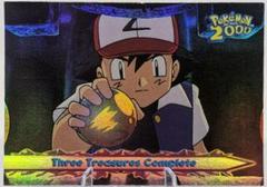 Three Treasures Complete [Rainbow Foil] #60 Pokemon 2000 Topps Movie Prices