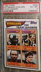 Pittsburgh Steelers [Team Leaders] #202 Football Cards 1982 Topps Prices