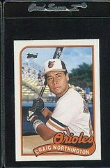 Craig Worthington #181 Baseball Cards 1989 Topps Tiffany Prices