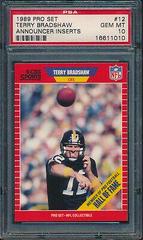 Terry Bradshaw Football Cards 1989 Pro Set Announcer Inserts Prices