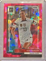 Alex Morgan [Optic Pink Ice] #124 Soccer Cards 2022 Panini Donruss Prices