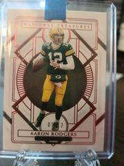 Aaron Rodgers [Jersey Number Red] #36 Football Cards 2020 Panini National Treasures Prices