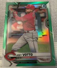 Joey Votto [Green Refractor] #2 Baseball Cards 2021 Bowman Chrome Prices