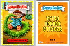 Rotating REGAN [Yellow] #1a Garbage Pail Kids Oh, the Horror-ible Prices