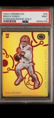 Brock Purdy [Gold] Football Cards 2022 Panini Chronicles Dynagon Rookies Prices