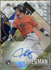 Alex Bregman [Red Wave Refractor] Baseball Cards 2017 Topps Finest Autographs Prices