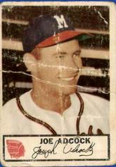Joe Adcock #17 Baseball Cards 1953 Johnston Cookies Braves Prices