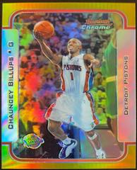 Chauncey Billups [Chrome Gold Refractor] Basketball Cards 2003 Bowman Prices
