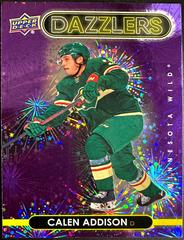 Calen Addison [Purple] #DZ-75 Hockey Cards 2021 Upper Deck Dazzlers Prices