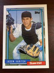 Jason Varitek #123T Baseball Cards 1992 Topps Traded Prices