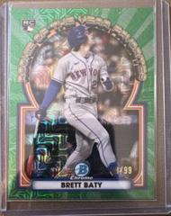 Brett Baty [Mega Box Mojo Green] #ROYF-3 Baseball Cards 2023 Bowman Chrome Rookie of the Year Favorites Prices