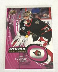 Mads Sogaard [Pink] #RR-13 Hockey Cards 2022 Upper Deck Trilogy Rookie Renditions Prices