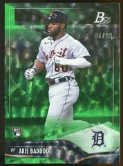 Akil Baddoo [Green Icy Foil] #90 Baseball Cards 2021 Bowman Platinum Prices