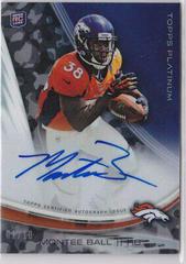 Montee Ball [Purple Refractor] Football Cards 2013 Topps Platinum Autograph Prices