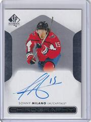Sonny Milano Hockey Cards 2022 SP Authentic Chirography Autographs Prices