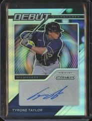 Tyrone Taylor [Silver Prizm] #DS-TT Baseball Cards 2021 Panini Prizm Debut Signatures Prices