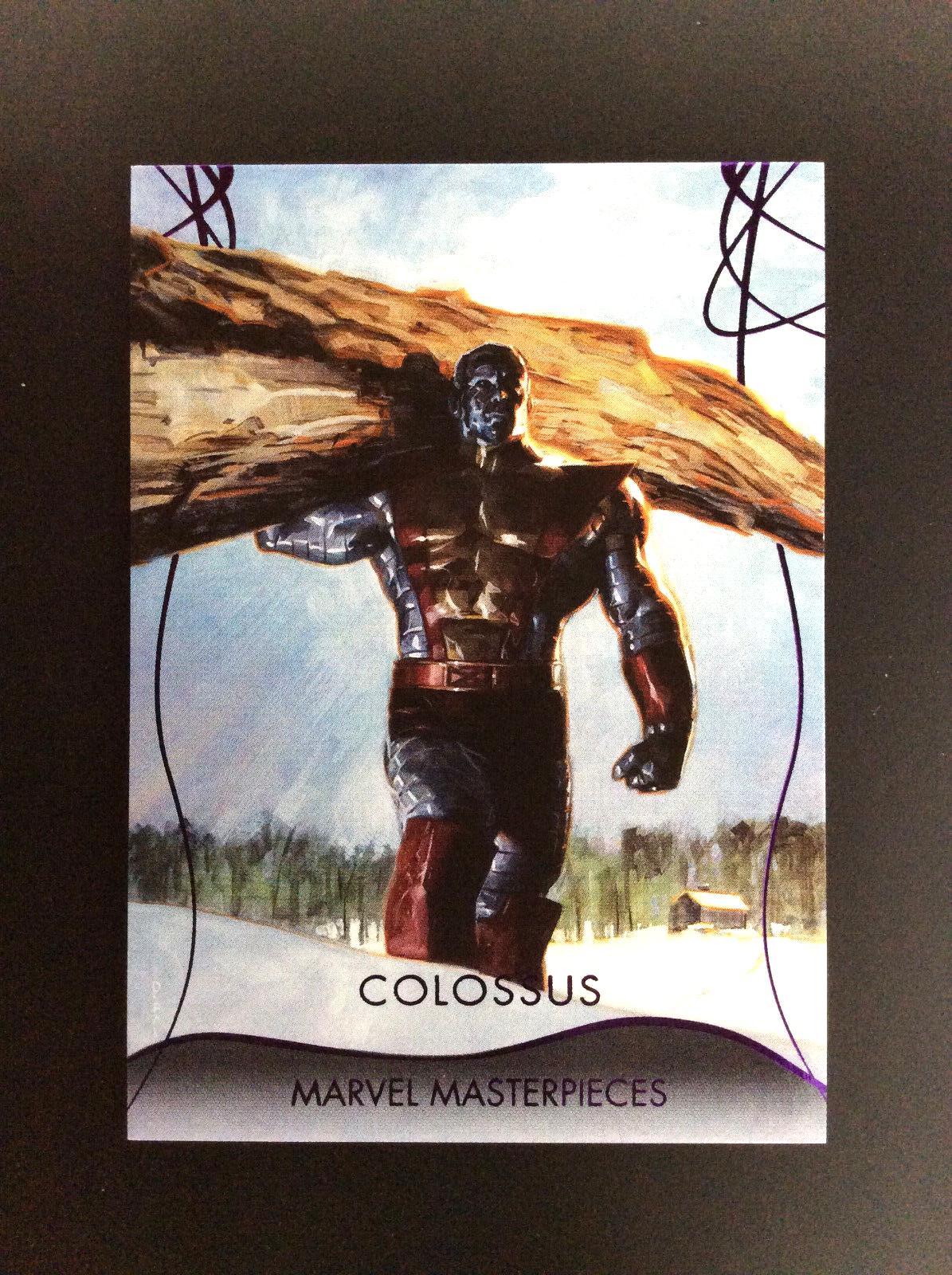 Colossus [Epic Purple Foil] #74 Marvel 2020 Masterpieces