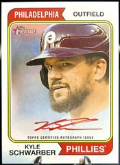 Kyle Schwarber [Special Edition Red Ink] #ROA-KS Baseball Cards 2023 Topps Heritage Real One Autographs Prices