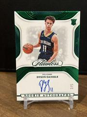 Dyson Daniels [Emerald] #3 Basketball Cards 2022 Panini Flawless Rookie Autograph Prices