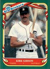 Kirk Gibson Baseball Cards 1987 Fleer Star Stickers Prices