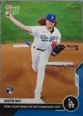 Dustin May [Blue] #5 Baseball Cards 2020 Topps Now Prices