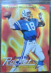 Peyton Manning [Refractor] Football Cards 1999 Topps Chrome Season's Best Prices