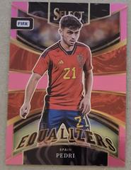 Pedri [Pink] #16 Soccer Cards 2022 Panini Select FIFA Equalizers Prices