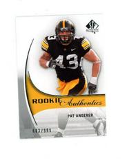 Pat Angerer #211 Football Cards 2010 SP Authentic Prices