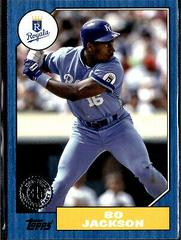 Bo Jackson [Blue] Baseball Cards 2022 Topps 1987 Prices