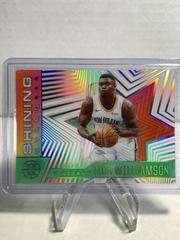 Zion Williamson [Emerald] #13 Basketball Cards 2020 Panini Illusions Shining Stars Prices