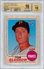 Tyler Glasnow [Red Ink] #TG Baseball Cards 2017 Topps Heritage Real One Autographs Prices