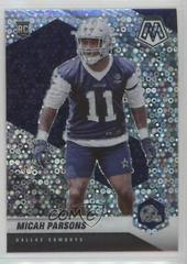 Micah Parsons [No Huddle Silver] Football Cards 2021 Panini Mosaic Rookie Variations Prices