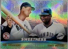 T. Gwynn, T. Williams [Refractor] Baseball Cards 2001 Topps Chrome Combos Prices