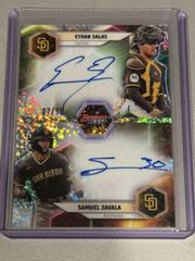 Ethan Salas, Samuel Zavala [Mini Diamond] #DA-ZS Baseball Cards 2023 Bowman's Best Dual Autographs Prices
