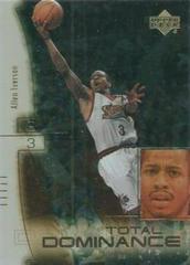 Allen Iverson Basketball Cards 2000 Upper Deck Total Dominance Prices