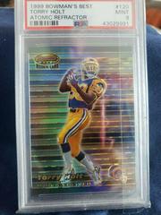 Torry Holt [Atomic Refractor] #120 Football Cards 1999 Bowman's Best Prices