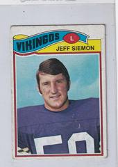 Jeff Siemon #465 Football Cards 1977 Topps Mexican Prices