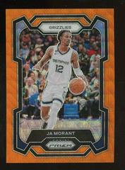 Ja Morant [Orange Wave] #96 Basketball Cards 2023 Panini Prizm Prices