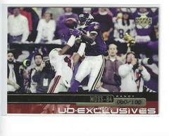 Randy Moss [Exclusives Silver] #117 Football Cards 1999 Upper Deck Prices