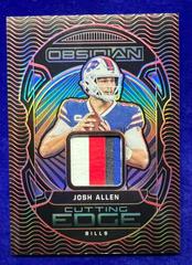 Josh Allen [Red] Football Cards 2022 Panini Obsidian Cutting Edge Prices