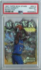 Kevin Garnett [Refractor] #RS12 Basketball Cards 1997 Topps Rock Stars Prices