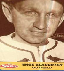 Enos Slaughter #54 Baseball Cards 1990 Swell Greats Prices