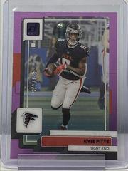 Kyle Pitts [Purple] #2 Football Cards 2022 Panini Clearly Donruss Prices